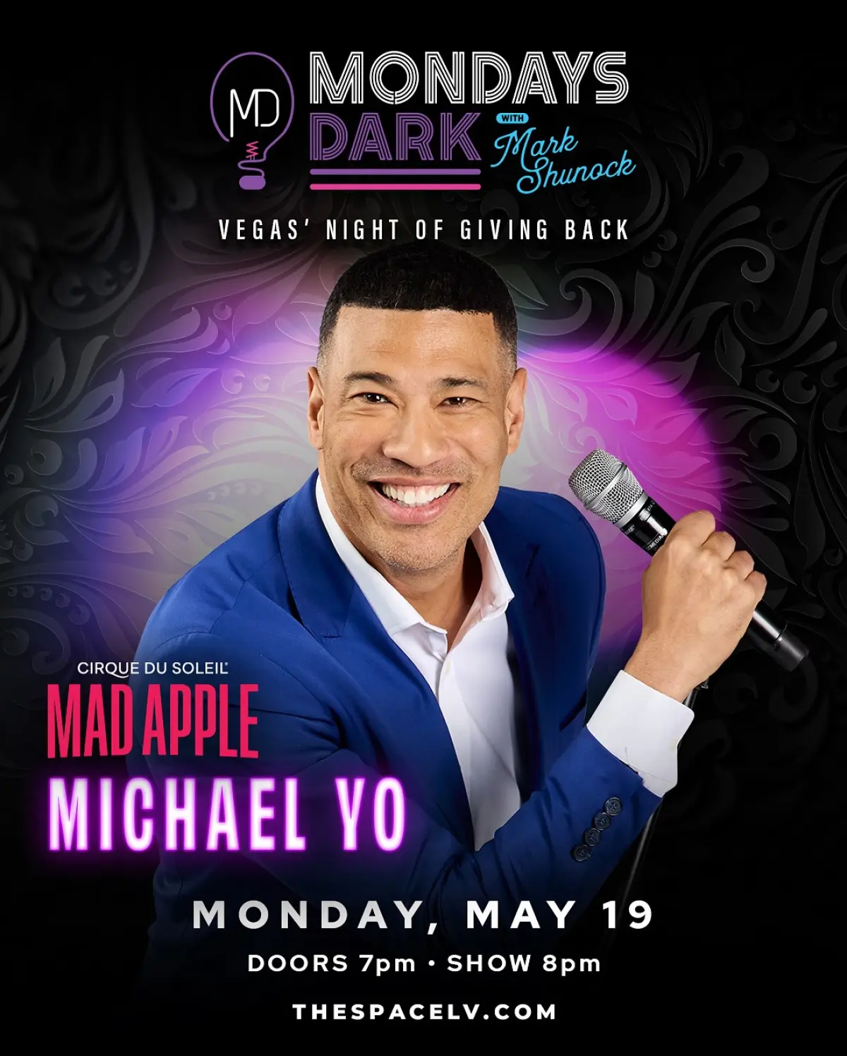 Join celeb Michaelyo live for stimulating dialogue at Road Case Conversation, May 19 -now