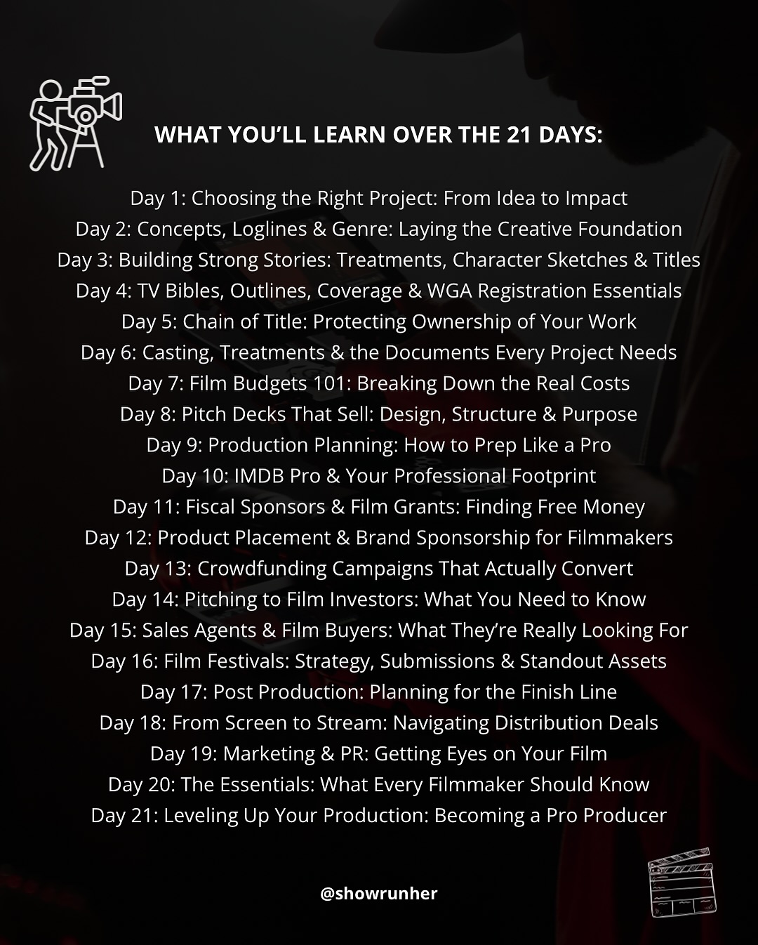 Michelle Daniel’s 21-Day Film Challenge Goes Self-Paced