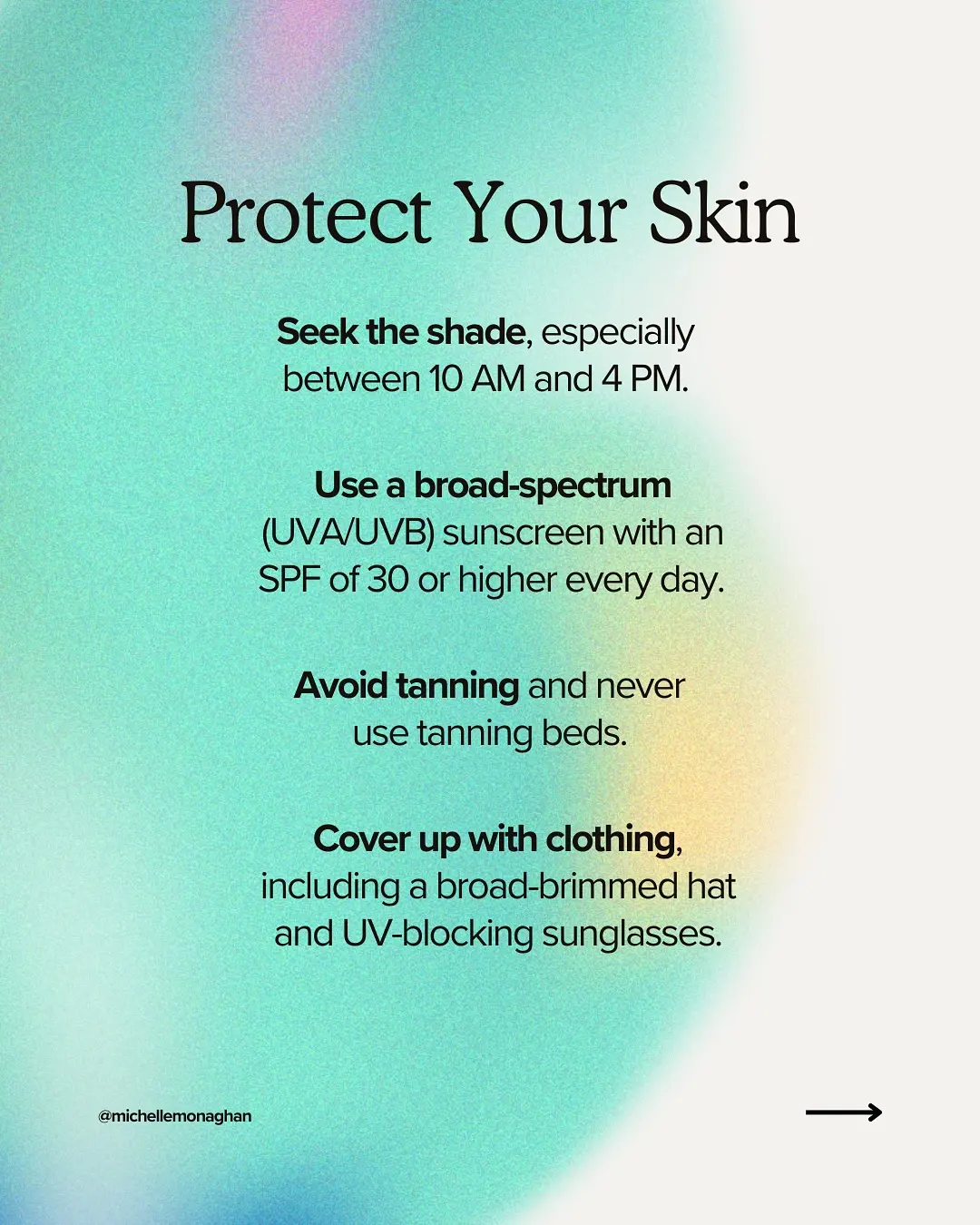 Michelle Monaghan Advocates Sun Protection