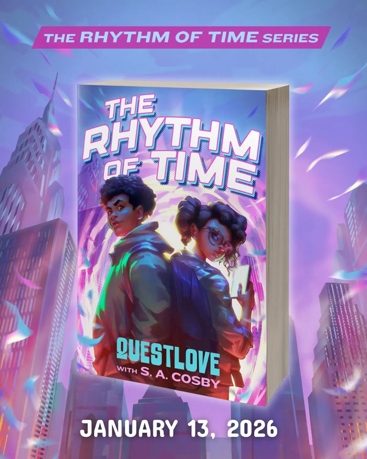 Middle Grade Time-Travel Series Reborn Reimagining adventure for young readers with repackaged tales by Questlove and S. A. Cosby