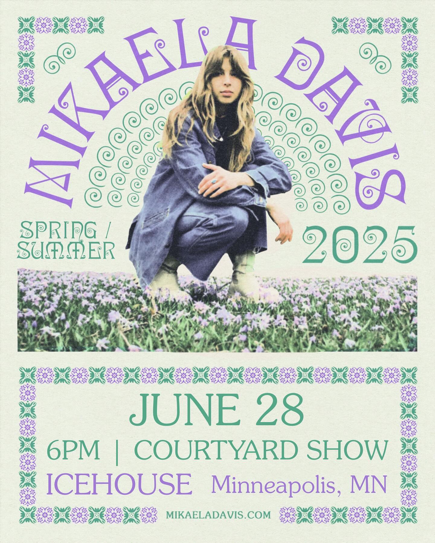 Mikaela Davis Adds Minneapolis and Omaha to Summer Tour Harpist Mikaela Davis adds Minneapolis and Omaha shows, tickets on sale for summer dates!!
