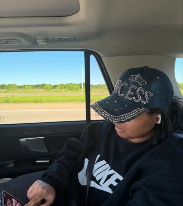 Mike Epps takes a family road trip with daughter Betty Louis, revealing his casual side.