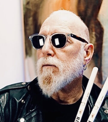 Drum Legend Mike Terrana electrifies Sunday with potent beats and vibrant energy for all.