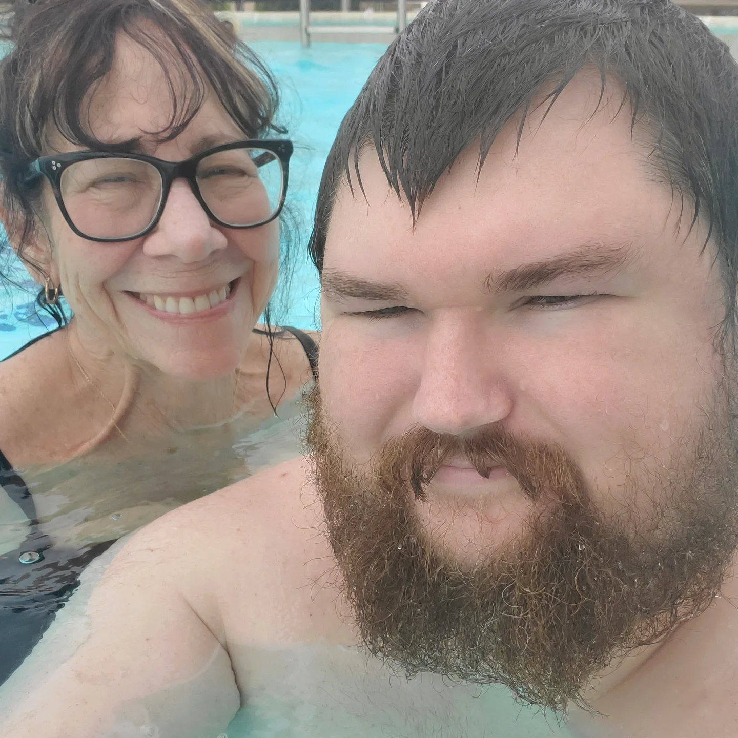 Mindy Sterling Teams Up with Mom for Triathlon Swim actress embraces aquatic workouts while her parent surprises fans by joining pool sessions
