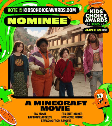 Minecraft Movie Nominated For Kids’ Choice Award