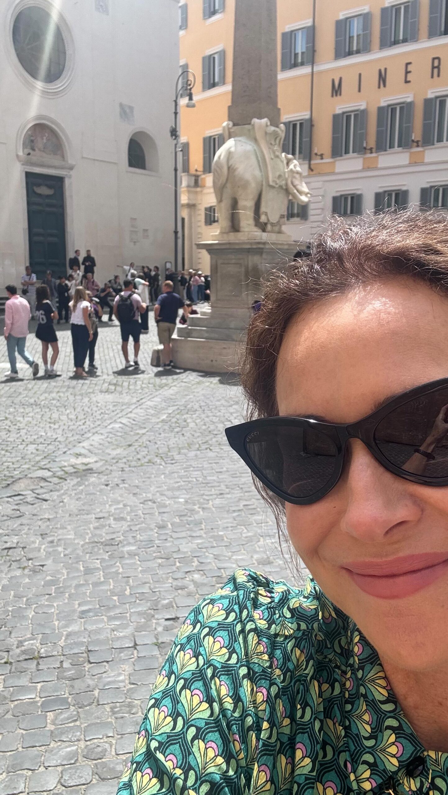 Minnie Driver recounts treasured Roman legend, unearthing relics and stirring epic tales