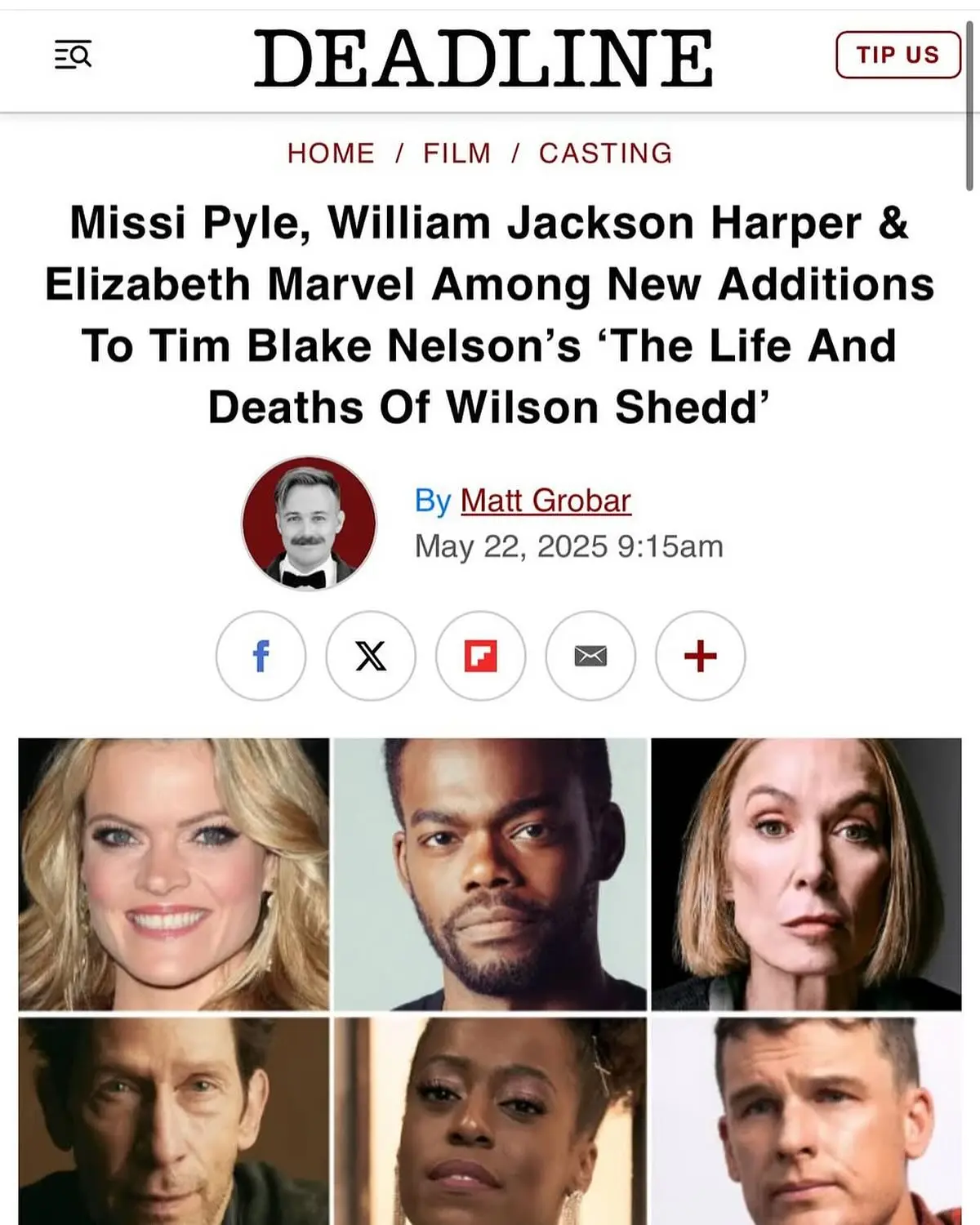 Missi Pyle Boards Tim Blake Nelson’s New Film Actress celebrates collaboration with acclaimed auteur in an enigmatic cinematic journey