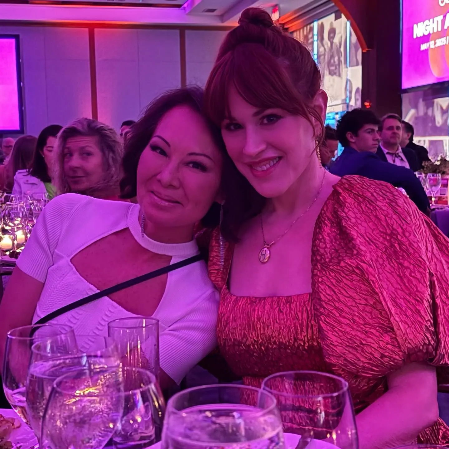 Molly Ringwald Honors Family Equality Evening Acclaimed Molly Ringwald dazzles at a chic soiree celebrating family bond and equal rights