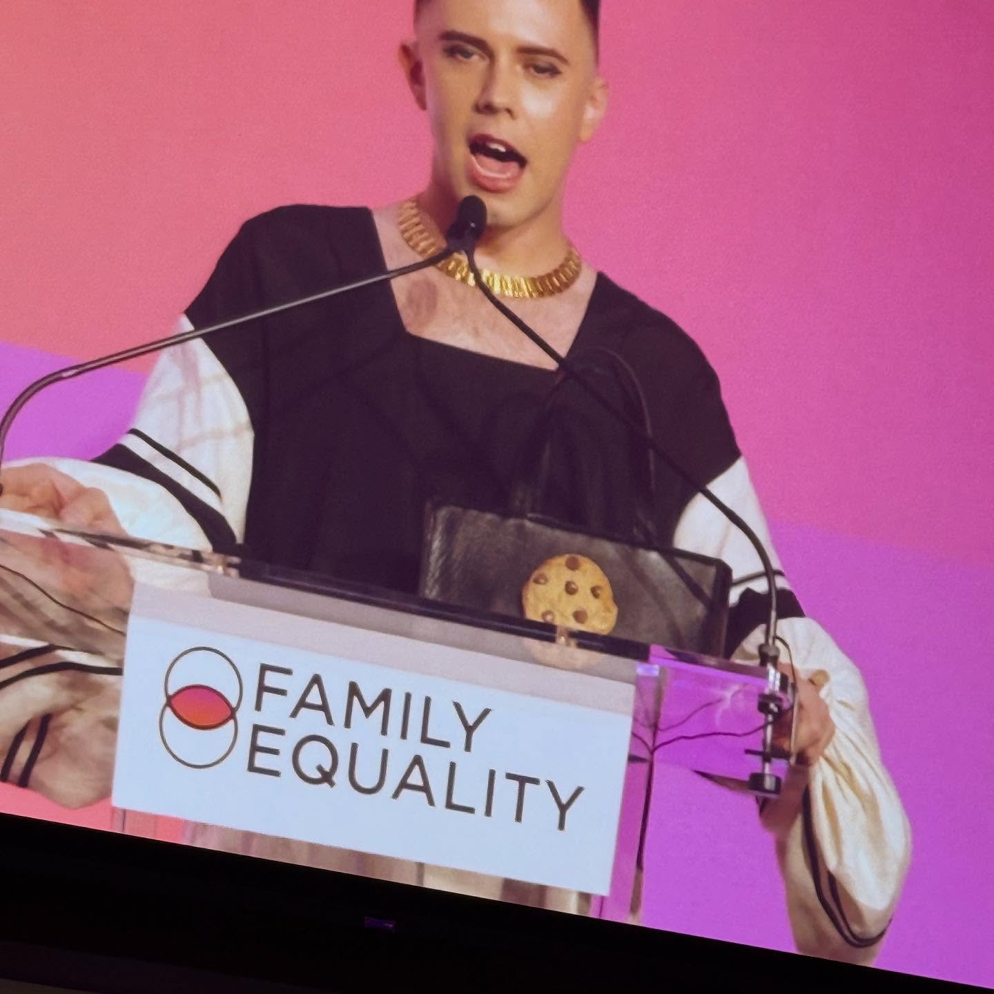 Molly Ringwald Honors Family Equality Evening