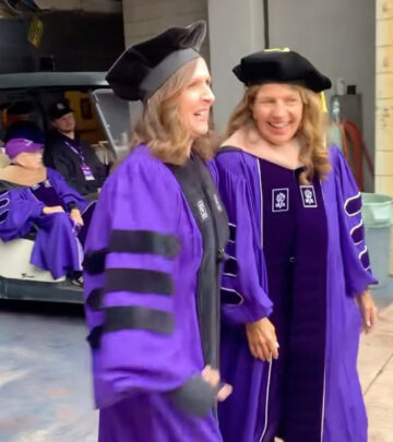 Molly Shannon Gives Commencement Address At Yankee Stadium