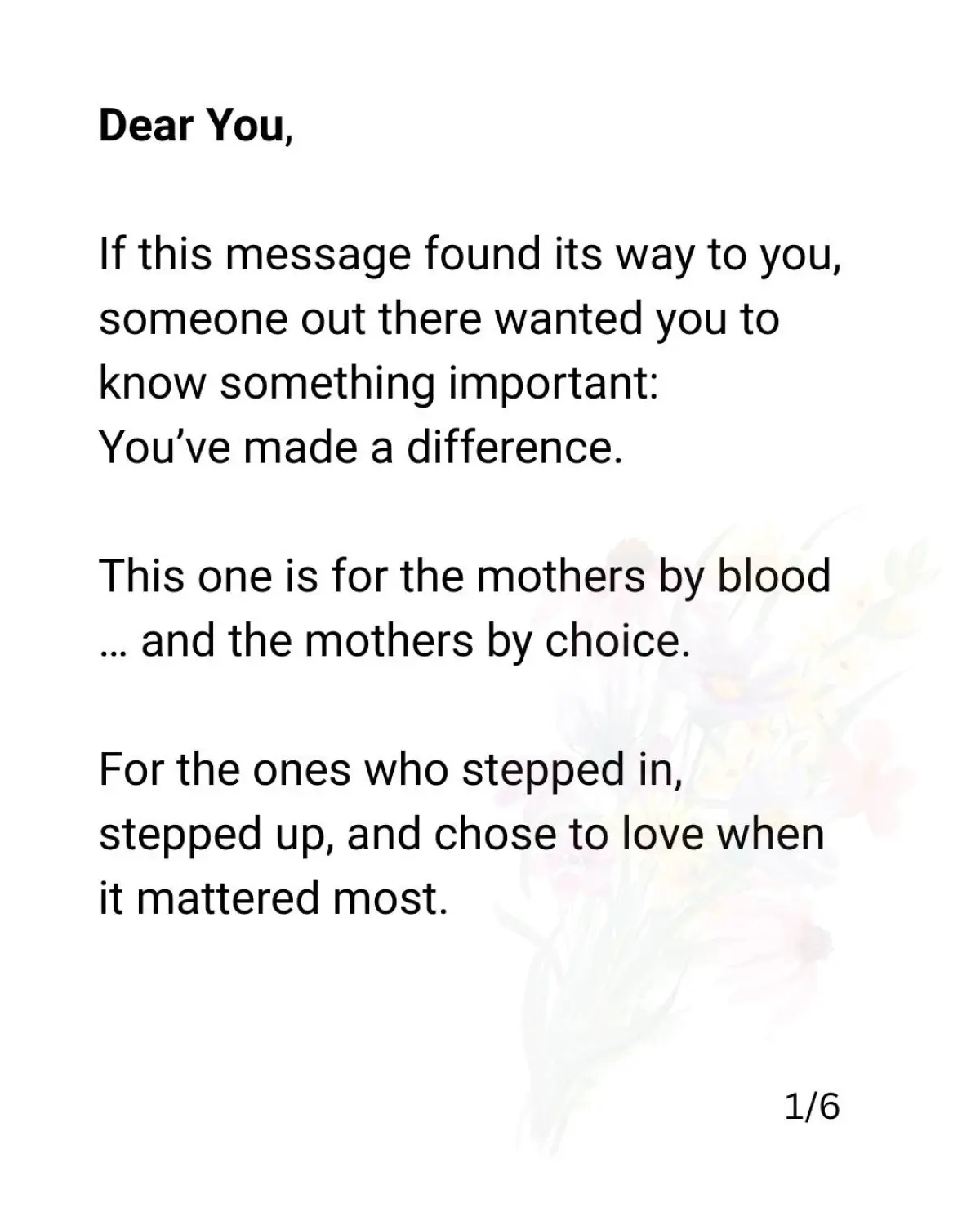 Acknowledging nurturing in many creative forms, this warm tribute shines on Mother's Day!