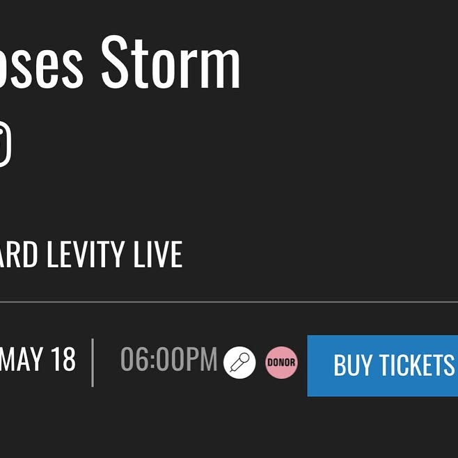 Moses Storm Brings Bold Humor At Levity Live Oxnard