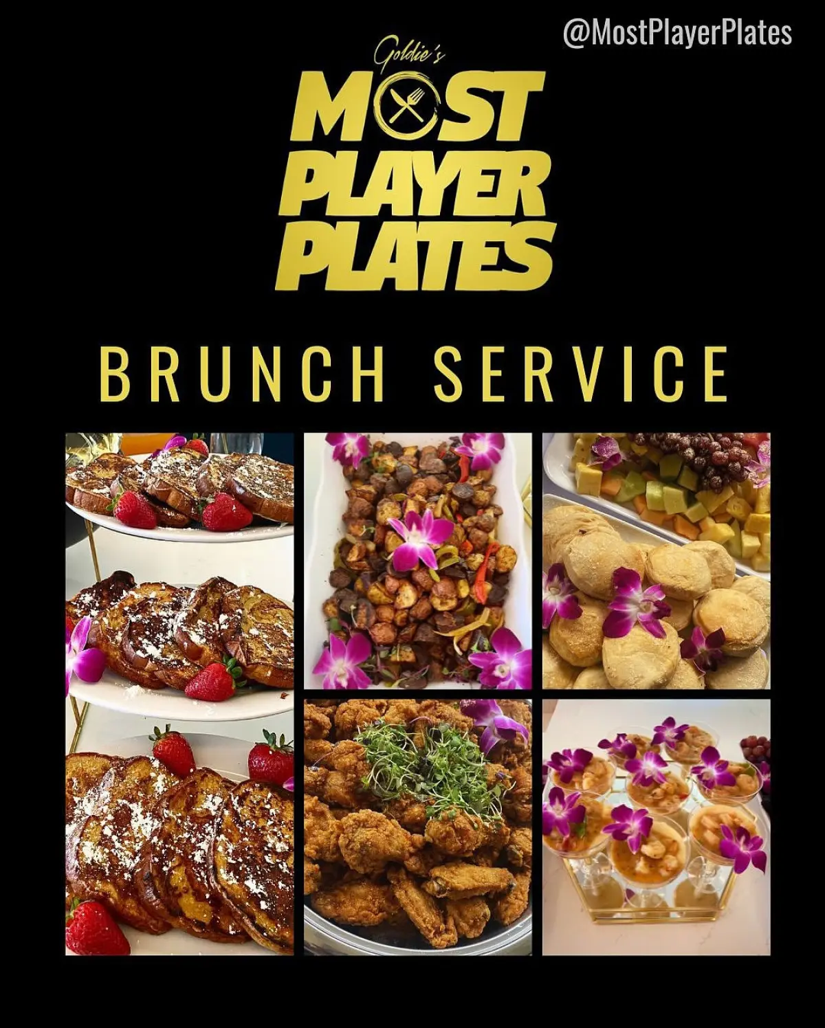 Most Player Plates Hosts Bespoke Brunch Events With The Peoples Platform Book your celebration by LA chef Rocsii Woolley—intimate gatherings baby showers, and more