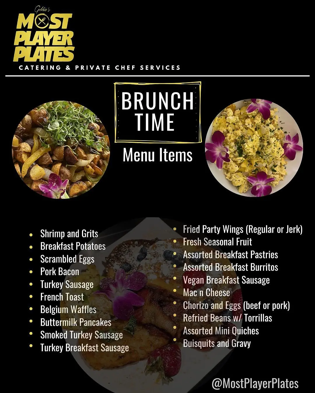 Most Player Plates Hosts Bespoke Brunch Events With The Peoples Platform