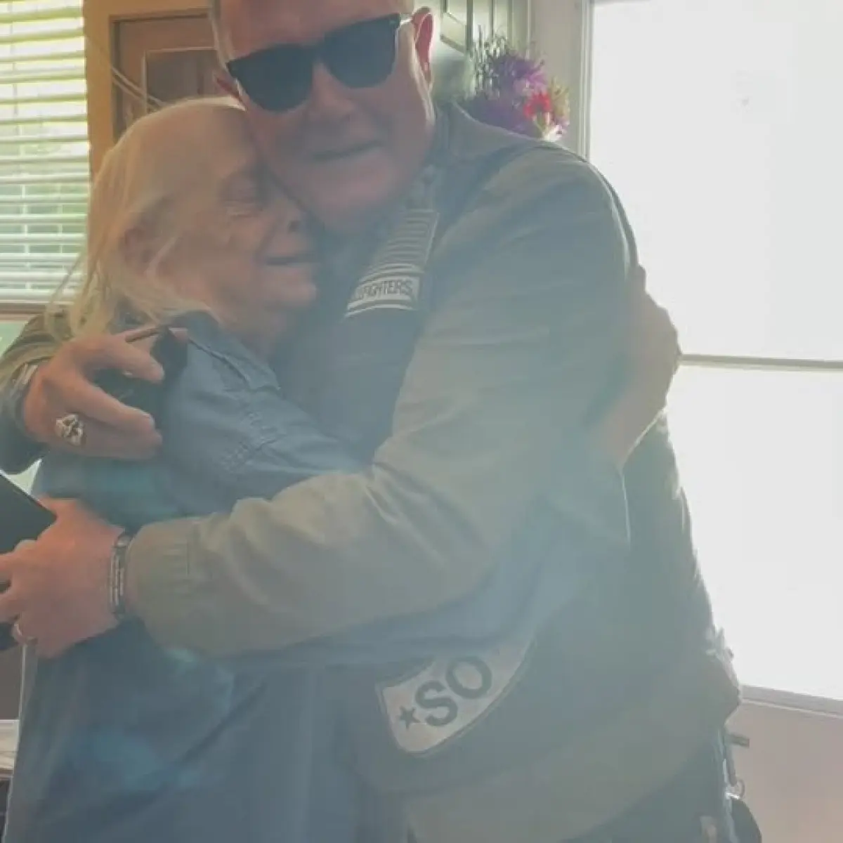 Robert Patrick rides cross-country to surprise his mom on Mother's Day, celebrating love.