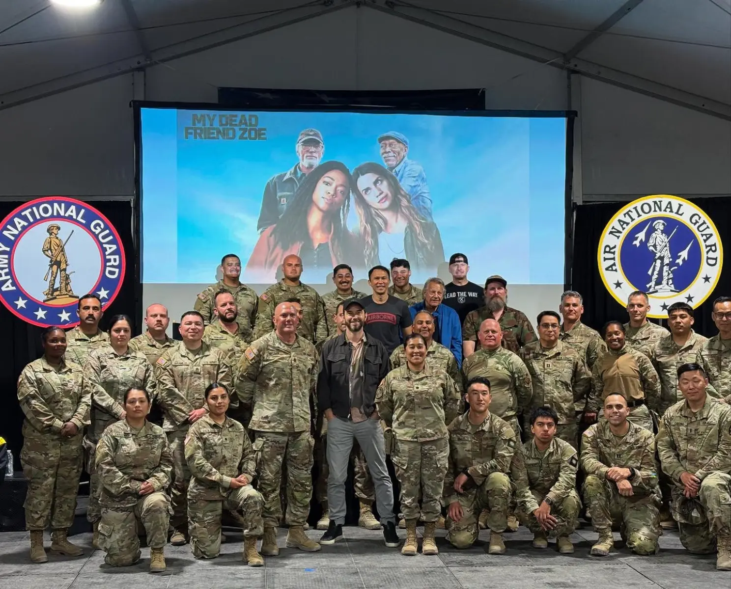 My Dead Friend Zoe Gets Exclusive Screening for Troops Thom Tran brought SXSW short to service members with cast joining him for post-film Q&A!