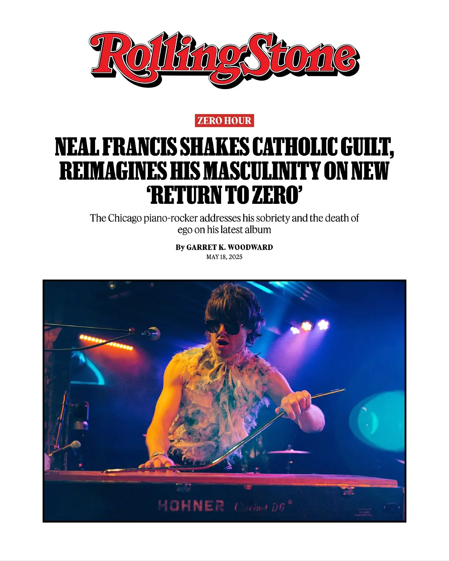 Neal Francis Featured In Rolling Stone Musician Neal Francis soars in Rolling Stone, uniting art and soulful sound across stages.