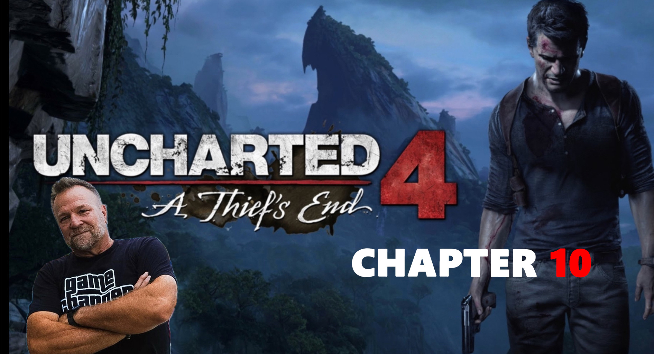 Celebrity voice actor announces his Uncharted 4 livestream across three platforms.