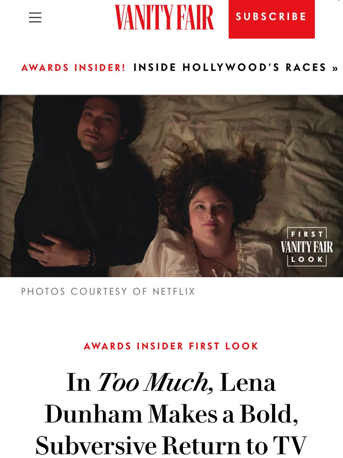 Netflix’s Too Much Set For July 10 Premiere Innovative series by Lena Dunham delivers clever humor and talent, starring Megan Stalter!