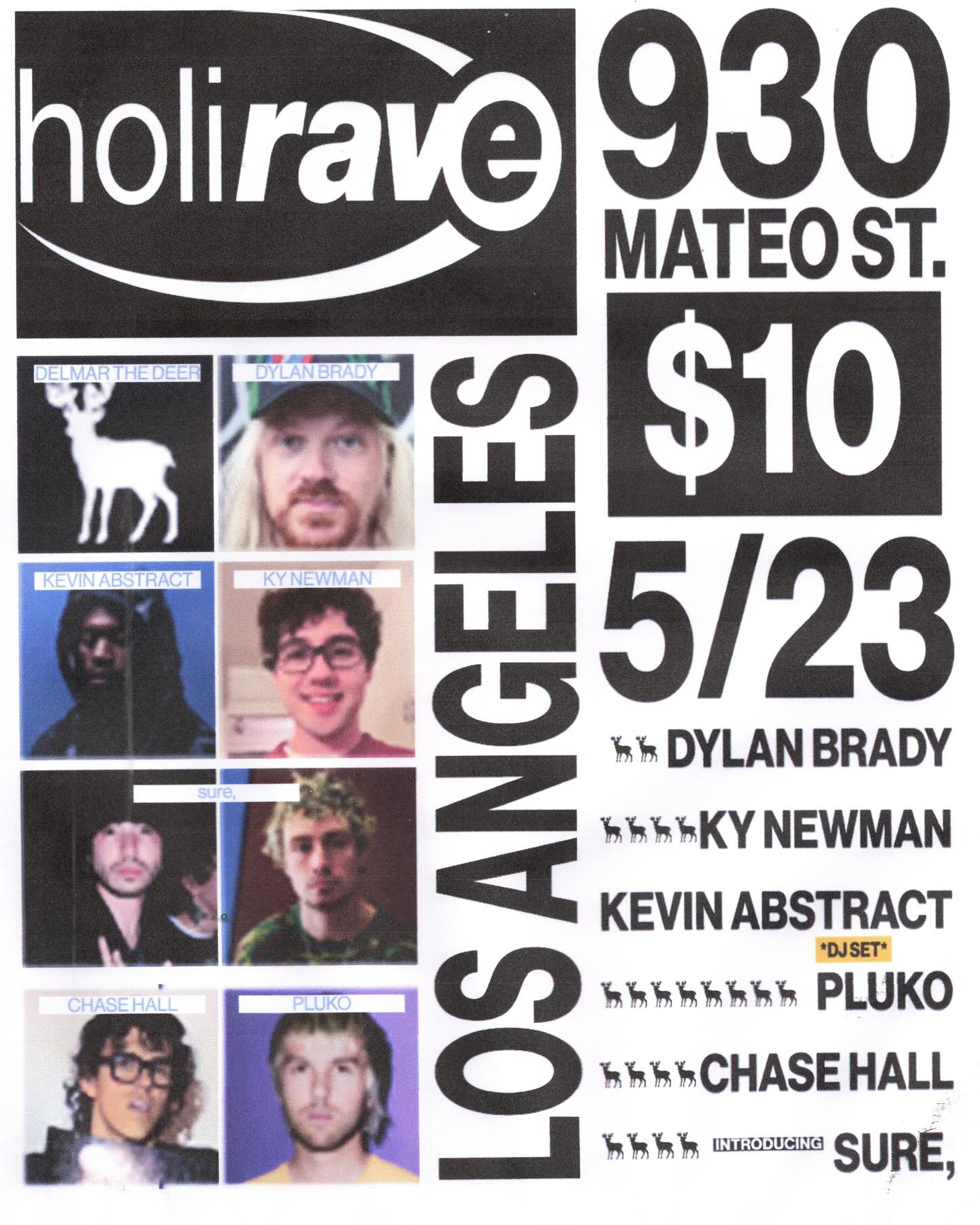 Nick Holiday’s Holi Rave Sells Out Online Limited door tickets drop tomorrow—snag your spot with Kevin Abstract, Dylan Brady & team.