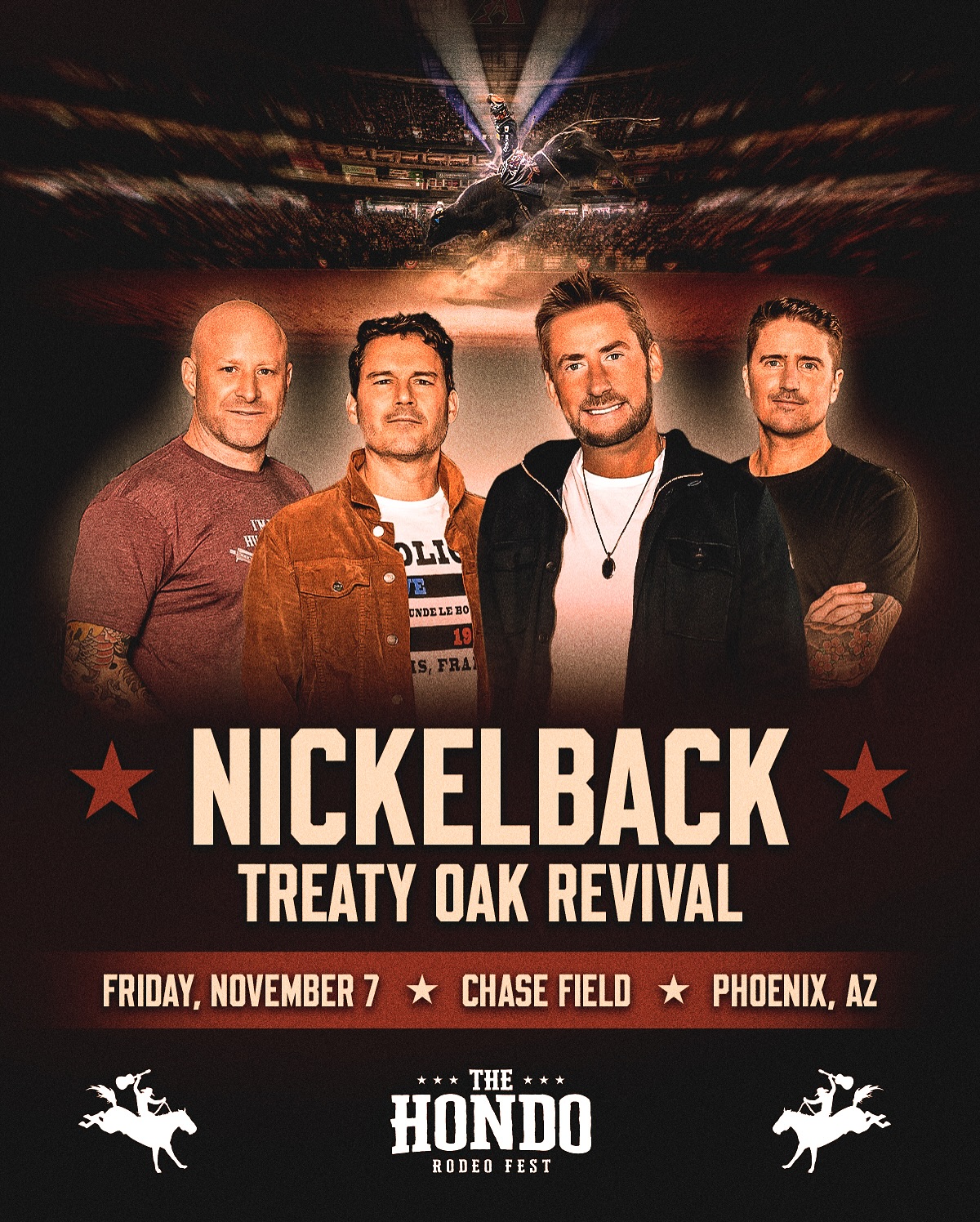 Nickelback Returns To Arizona For Honda Rodeo