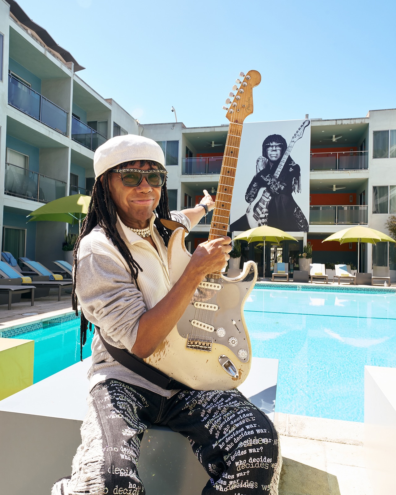 Nile Rodgers Captures Iconic Sunset Marquis Moment