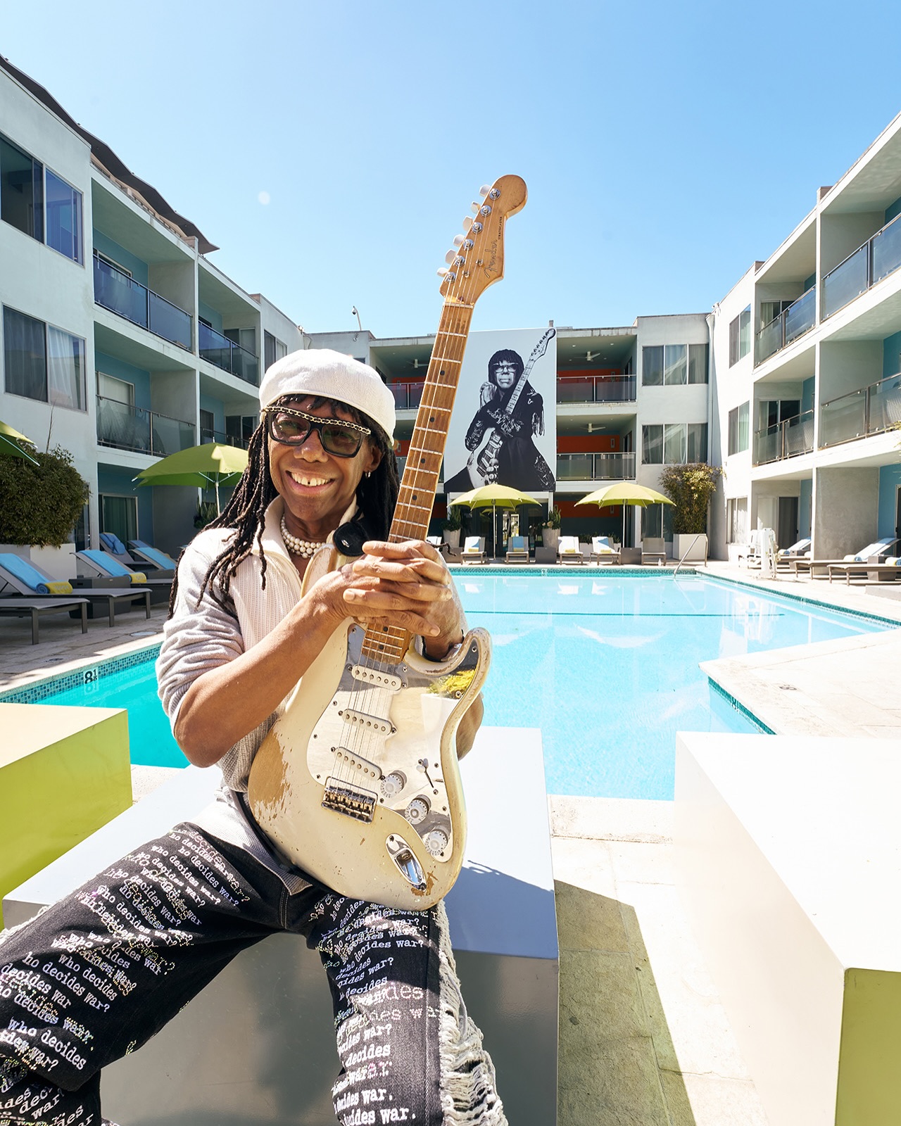 Nile Rodgers Captures Iconic Sunset Marquis Moment