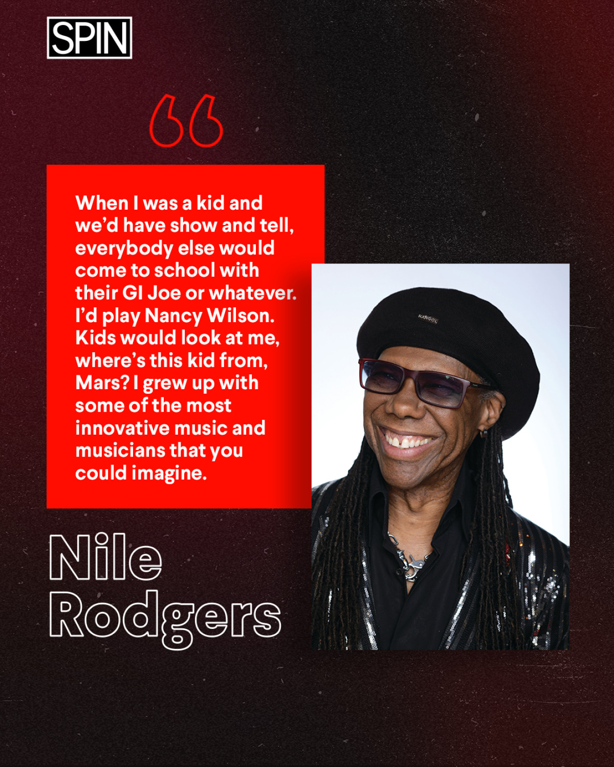 Exclusive Spin Magazine Interview Unveils Nile Rodgers' Timeless Impact on Music History!!
