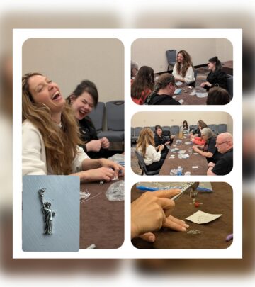 NJ Abaddon Necklace Workshop Ignites Artistic Night