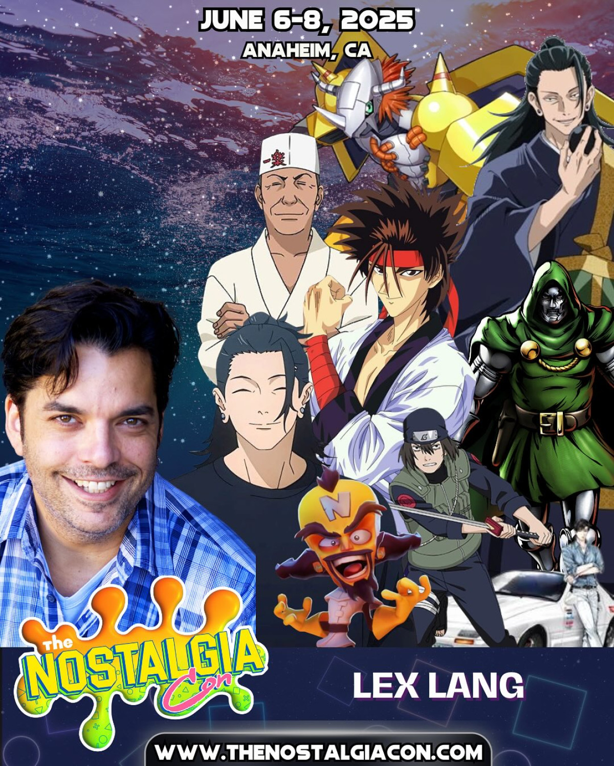Join Anaheim’s nostalgia event with Lex Lang, Sandy Fox, and top voice talent in action!!!