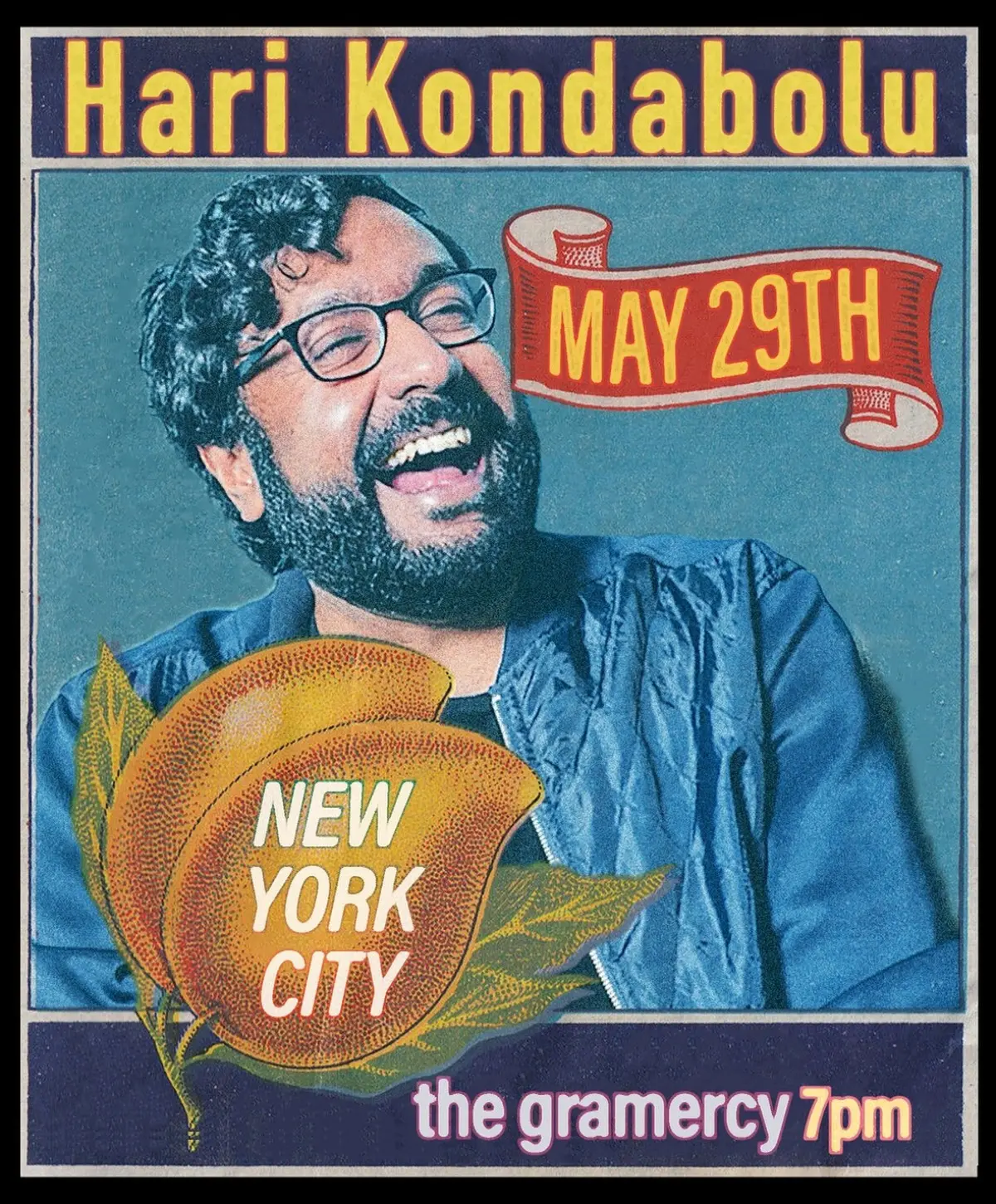 NYC Comedy Show Featuring Harikonda Bolu Grab tickets as comedy meets conviction at Gramercy Theatre on May 29 – don't miss out!!!