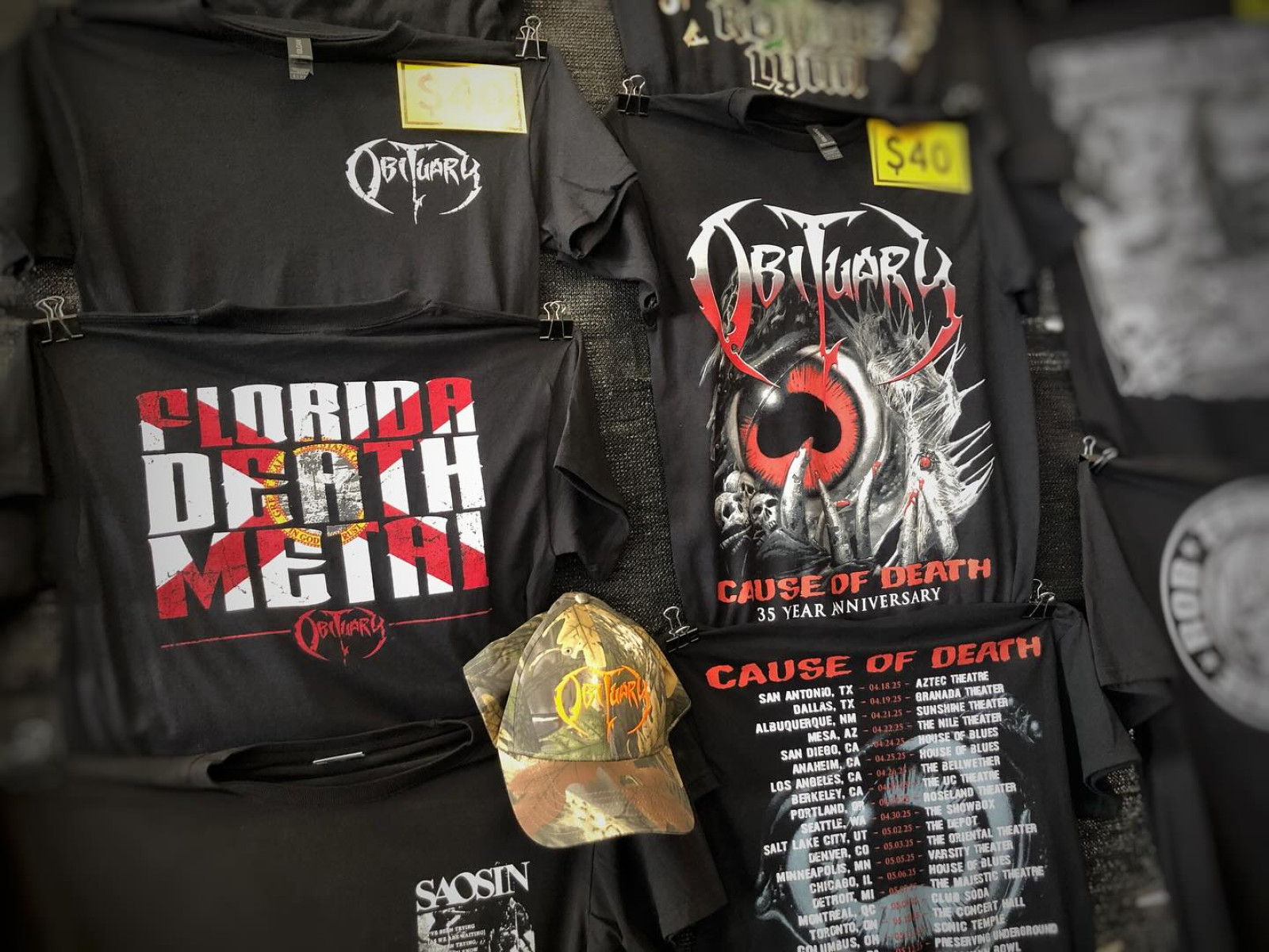 Obituary electrifies rock stage at Welcome to Rockville with live energy and exclusive gear