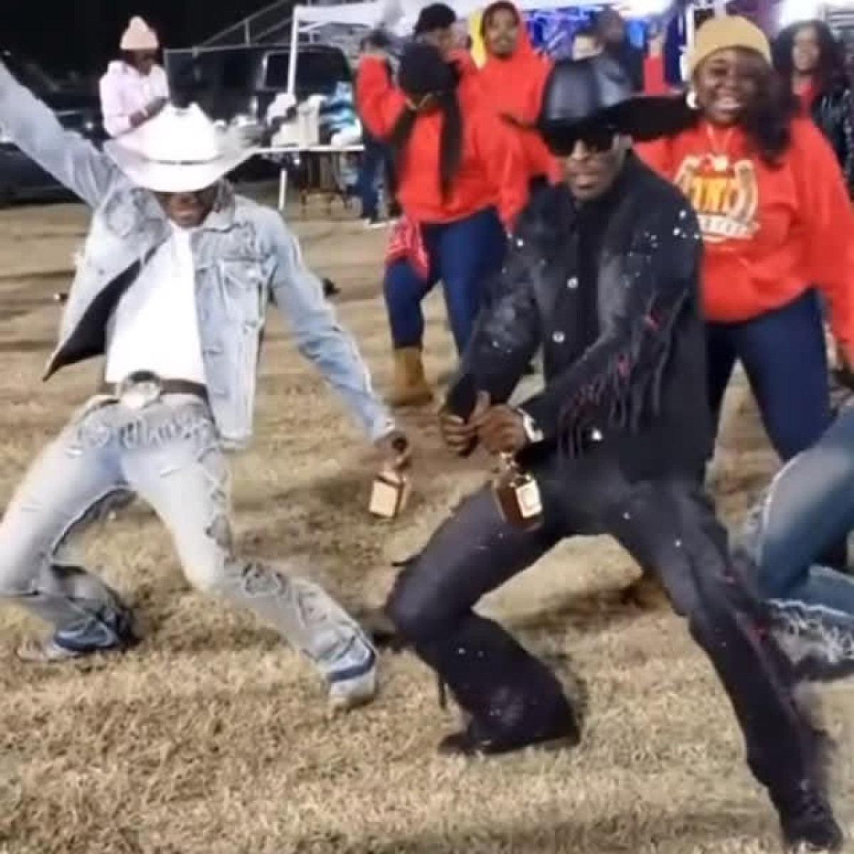 Weekend dance energy: stepping and line dancing spark community joy and boot-on vibes!!!!!