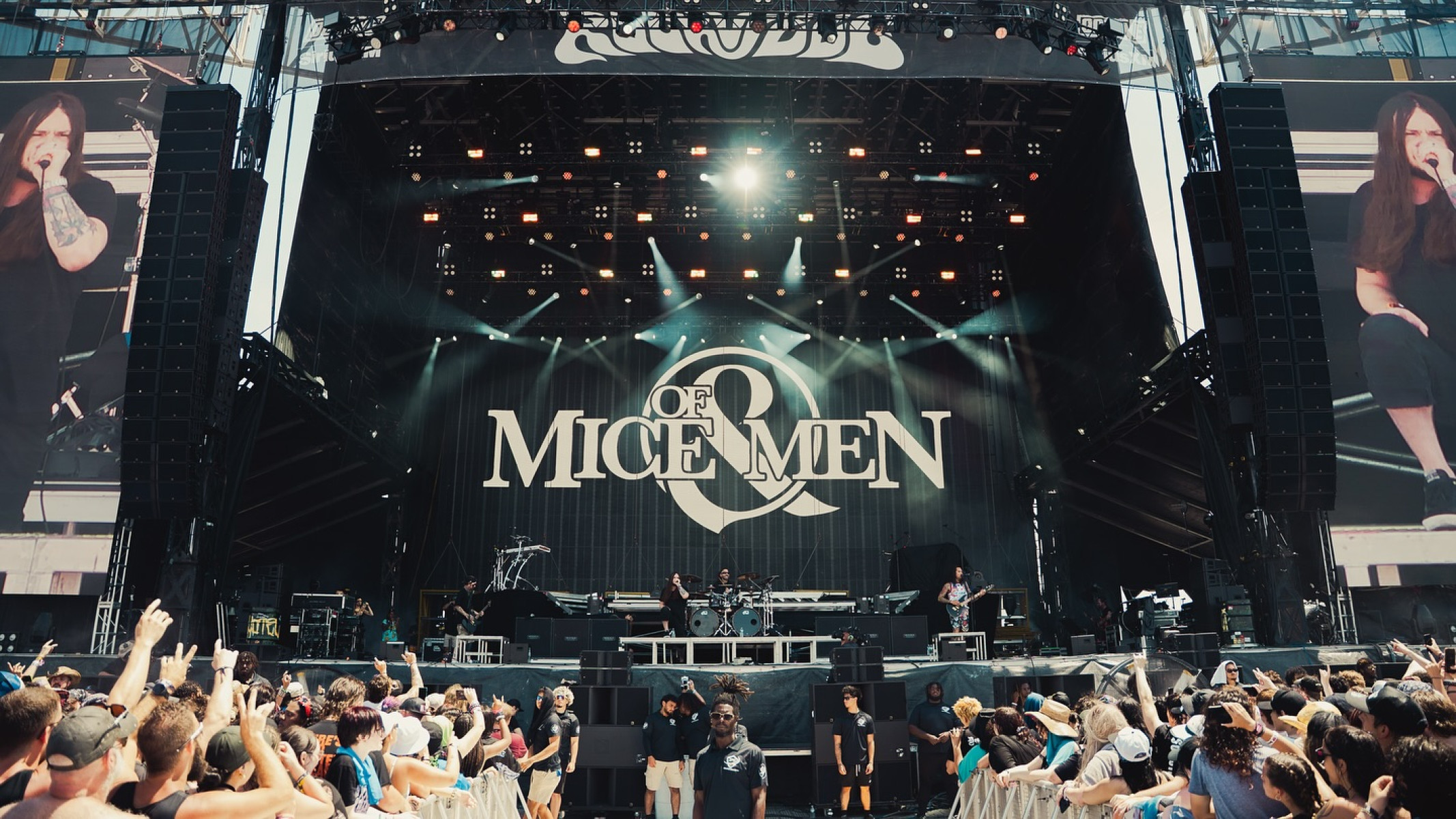 Of Mice & Men Energize Rockville Scene Nick Roehm shows energy in Rockville, spotlighting the band’s vibrant style and tour buzz!