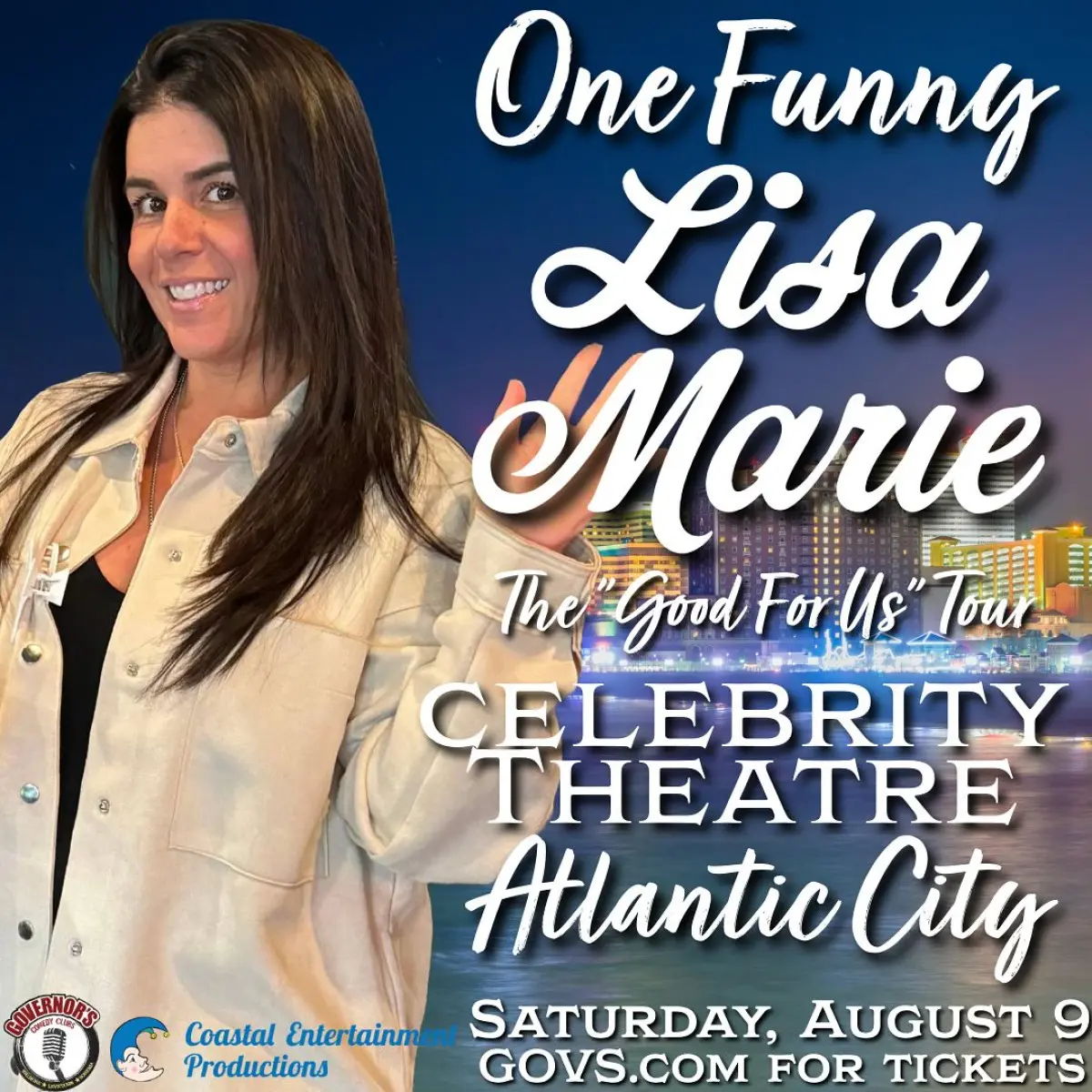 Onefunnylisamarie Brings Standup to Atlantic City Atlantic City welcomes TikTok’s funniest mom for one night of standup at Celebrity Theater