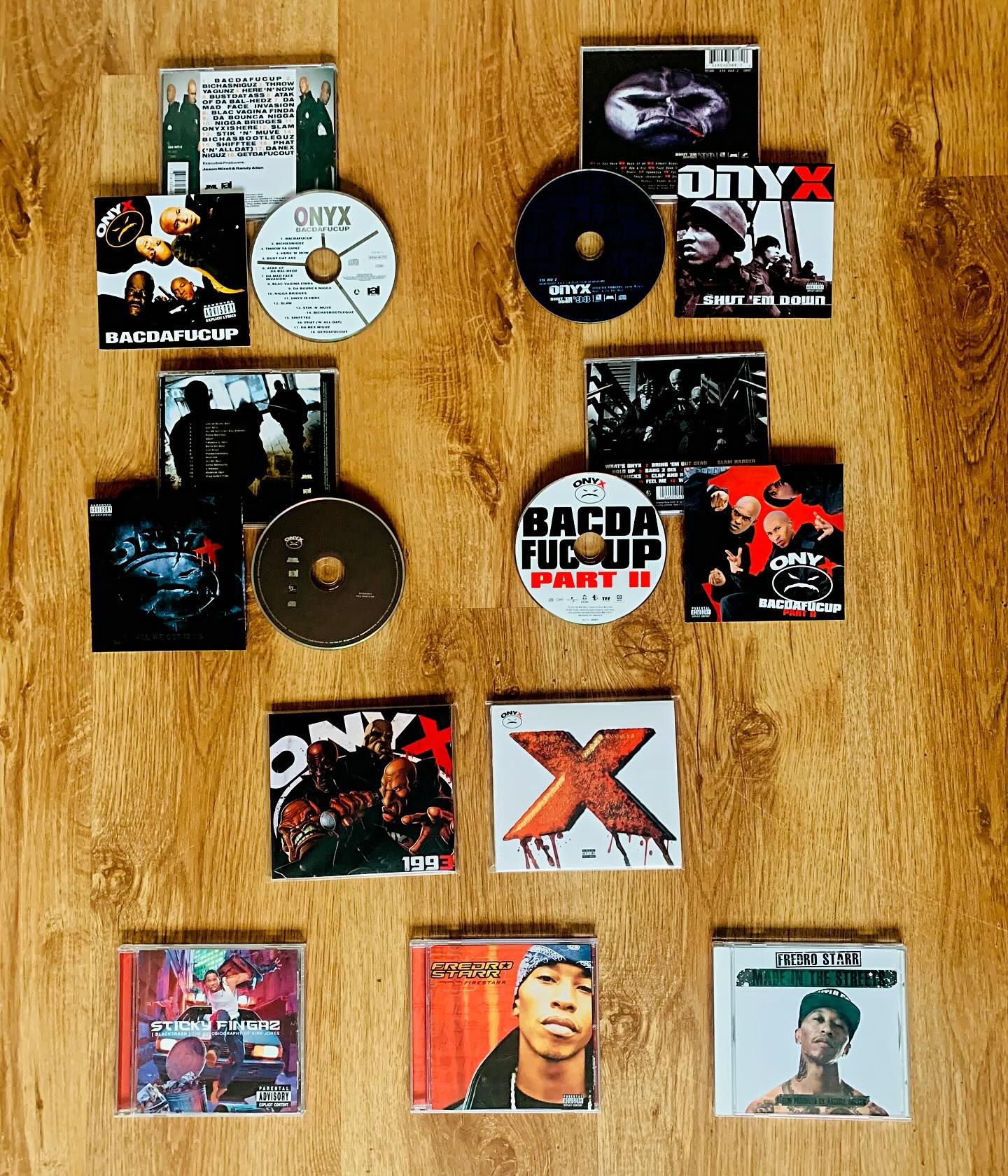 Onyx, Fredro Starr & Sticky Fingaz Launch CD Collection Rhythm meets legacy as Onyx, Fredro Starr & Sticky Fingaz drop a CD for loyal fans today!