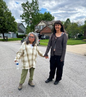 Patti Harrison’s playful Instagram post uses visual tricks to expose subtle family dynamics.