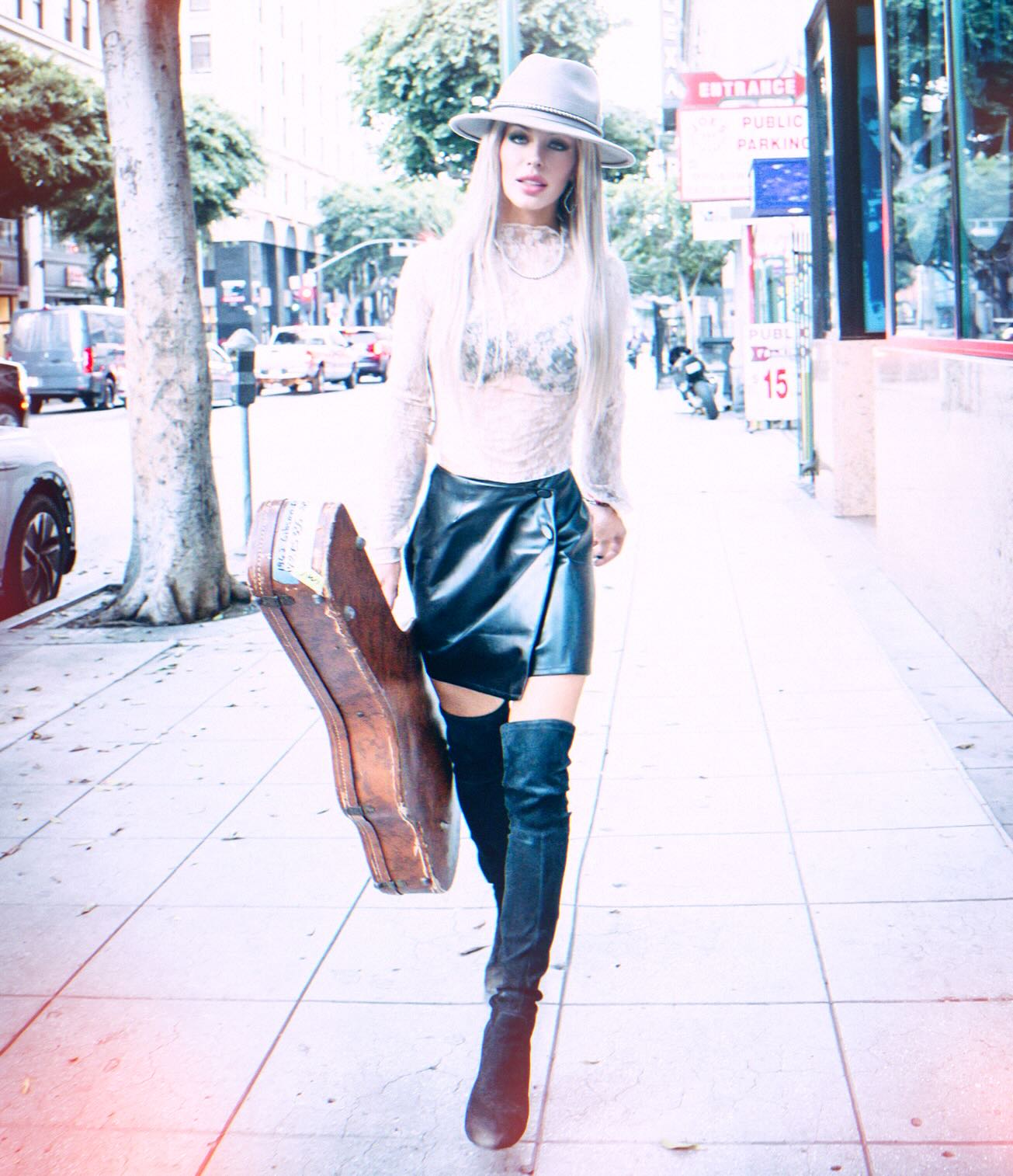 Guitar virtuoso Orianthi dazzles in a vivid L.A. shoot captured by Shanahan Photo magic!!!