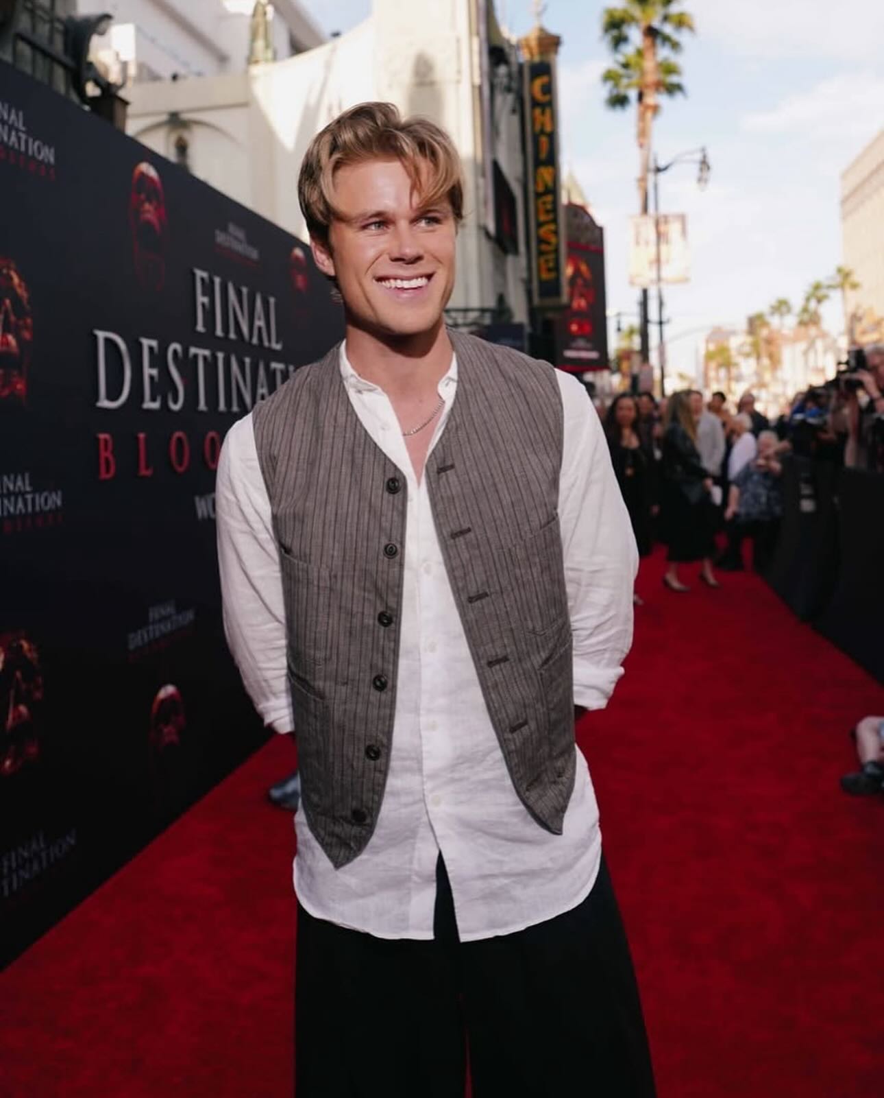Celebrating his big screen debut at the iconic Chinese Theater in a thrilling IMAX showcase.