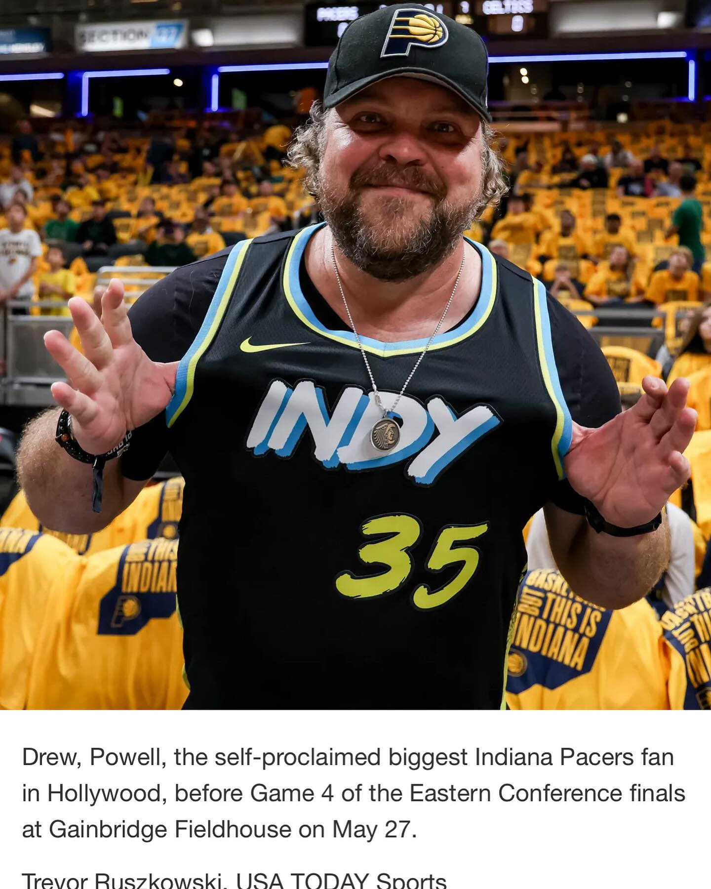 Pacers Rally For Victory Drew Powell hypes the Pacers on game day as fans unite, igniting victory spirit Tonight!!!