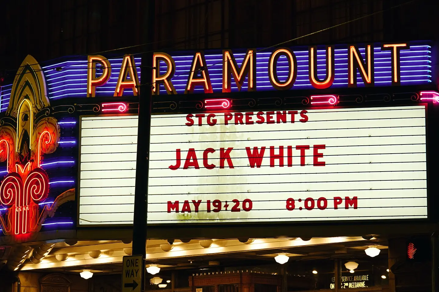 Paramount Theatre Lights Up Seattle With Jack White
