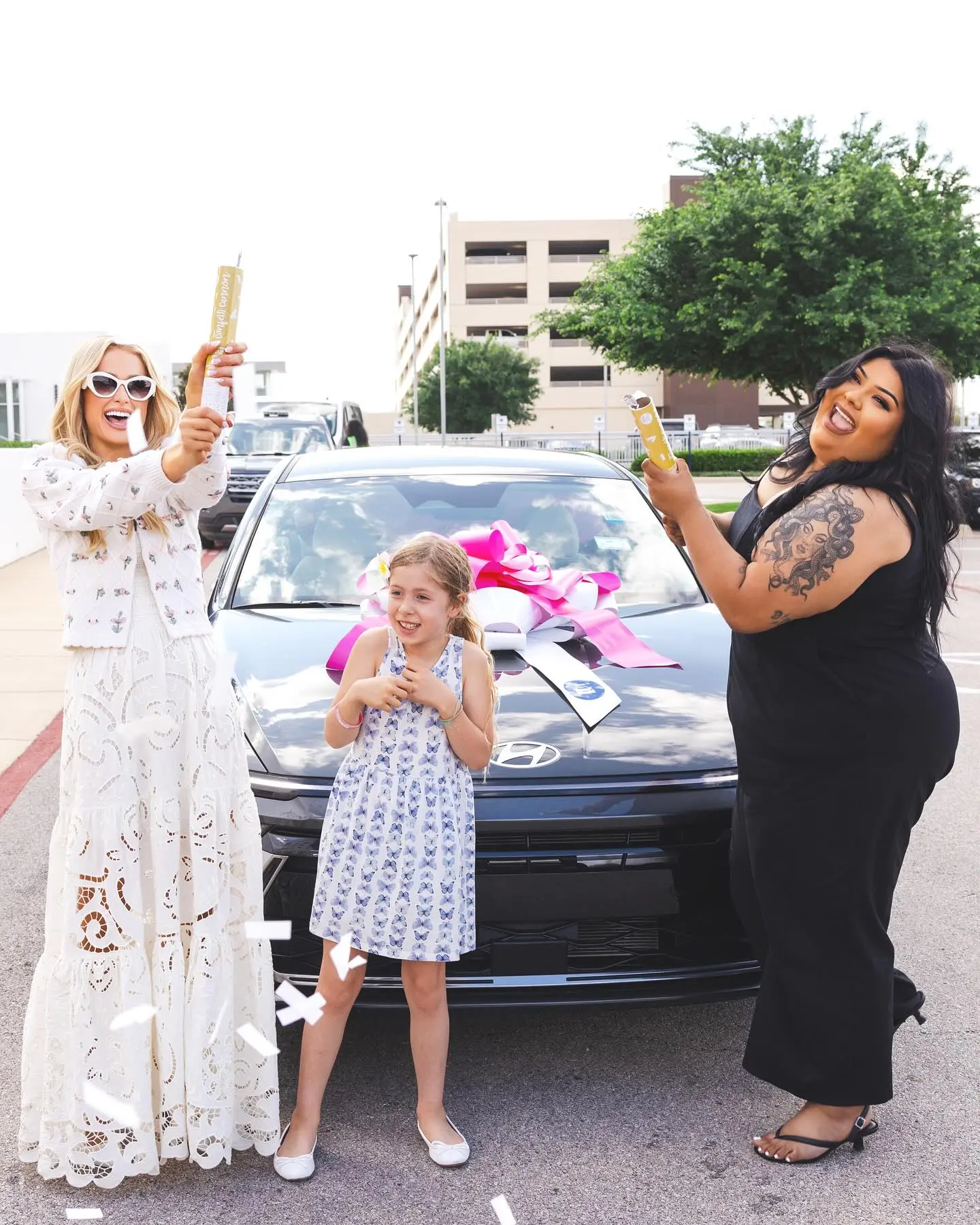 Paris Hilton Surprises Bibiana With New Car