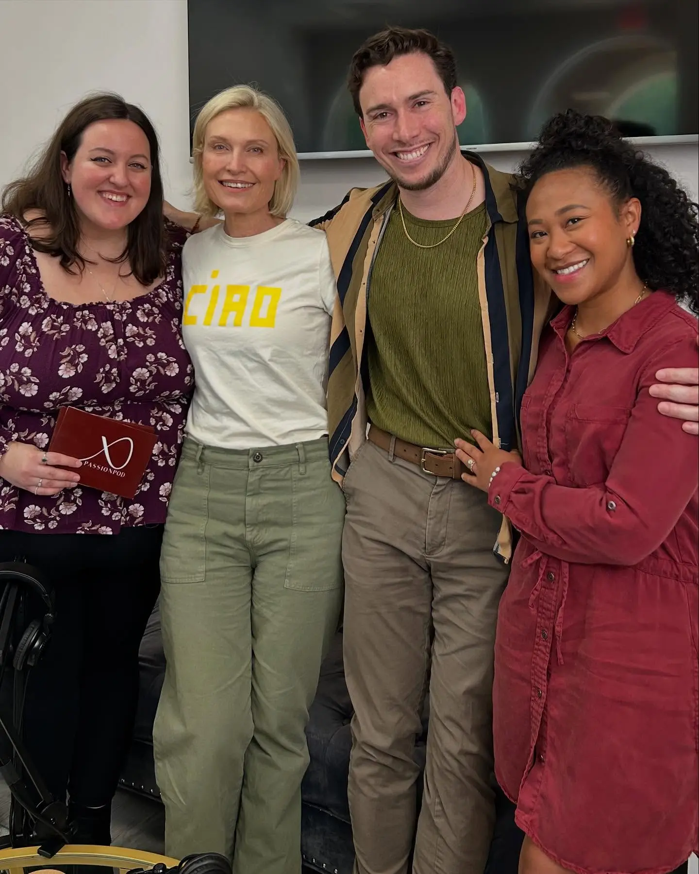 PassionPod Records New Episode with Havers and Faye Passionflix chat show hosts Kellen Boyle and Jessica Craig in a fun newlywed conversation.