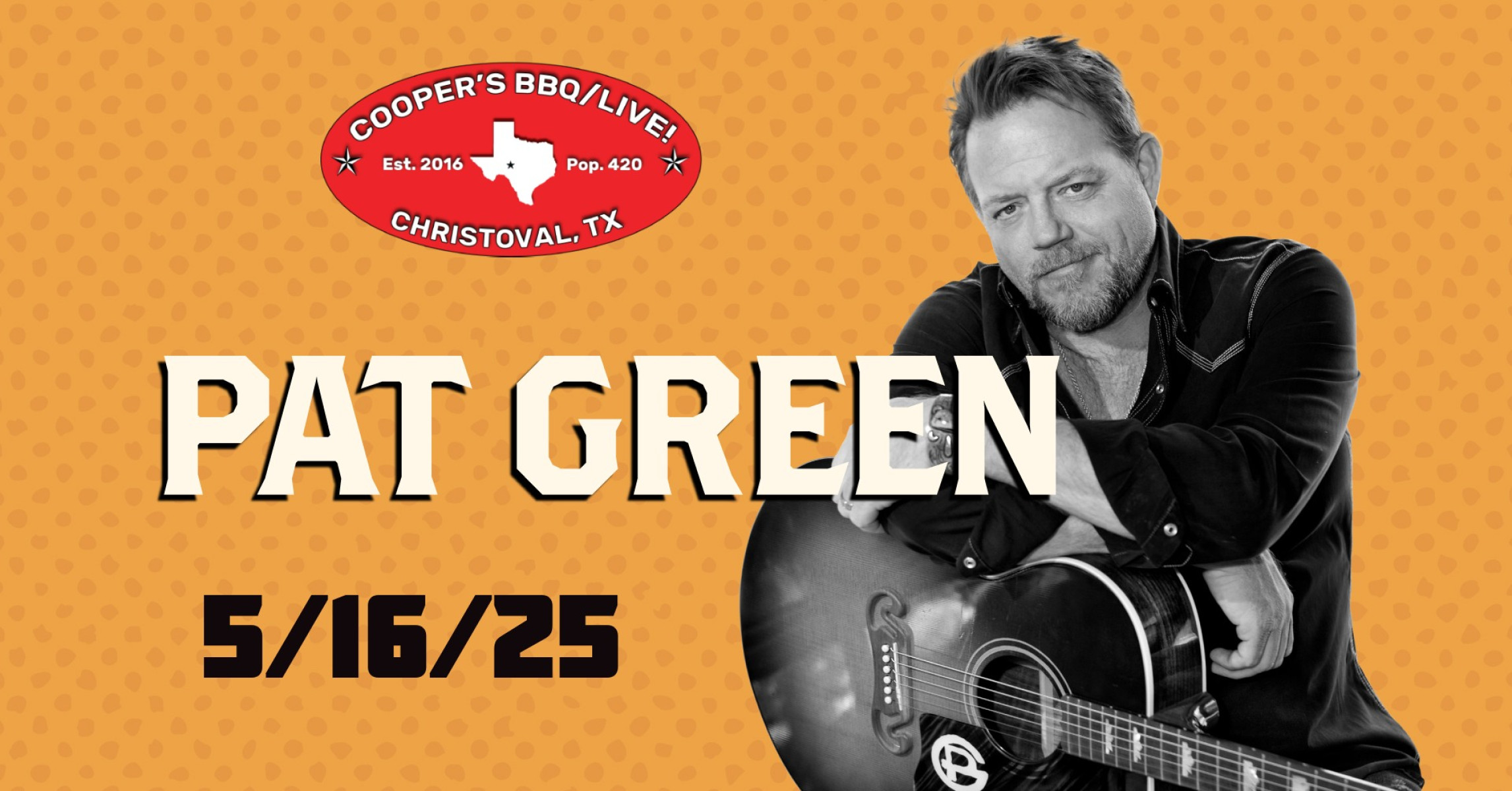 Pat Green Returns To Christoval: Texas Legend Rocks Stage Texas icon Pat Green electrifies Christoval tonight with a dynamic concert pre-graduation.