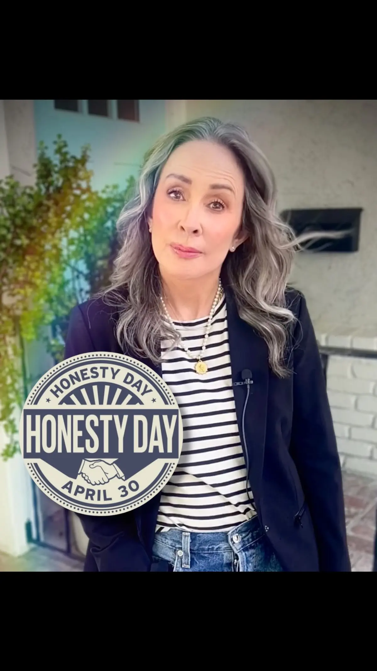 Patricia Heaton Celebrates National Honesty Day Iconic actress uses CVS humor and quirky underwhere puns to lift moods on humpday simply.