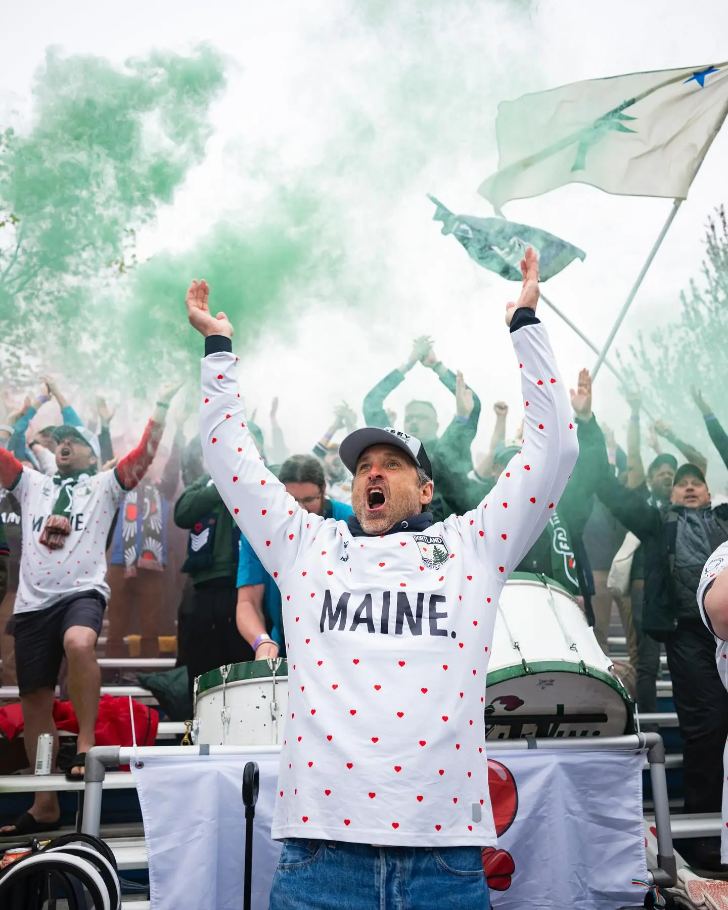 Patrick Dempsey Joins Dempsey Center Challenge Maine icon sparks community spirit, fueling optimism and solidarity for local progress.!!!