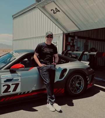 Patrick Dempsey Tests Porsche GT3 Cup at Chuckwalla Raceway