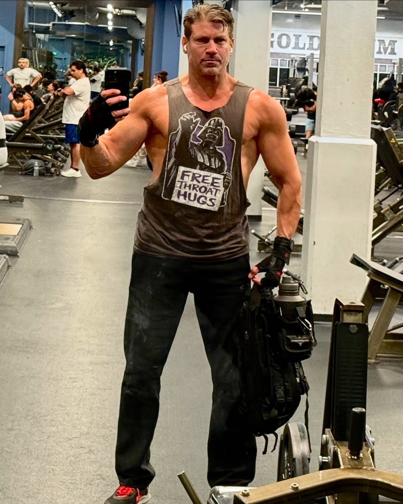 Action star Paul Logan dives into a gritty gym session with MMA intensity and film flair!!