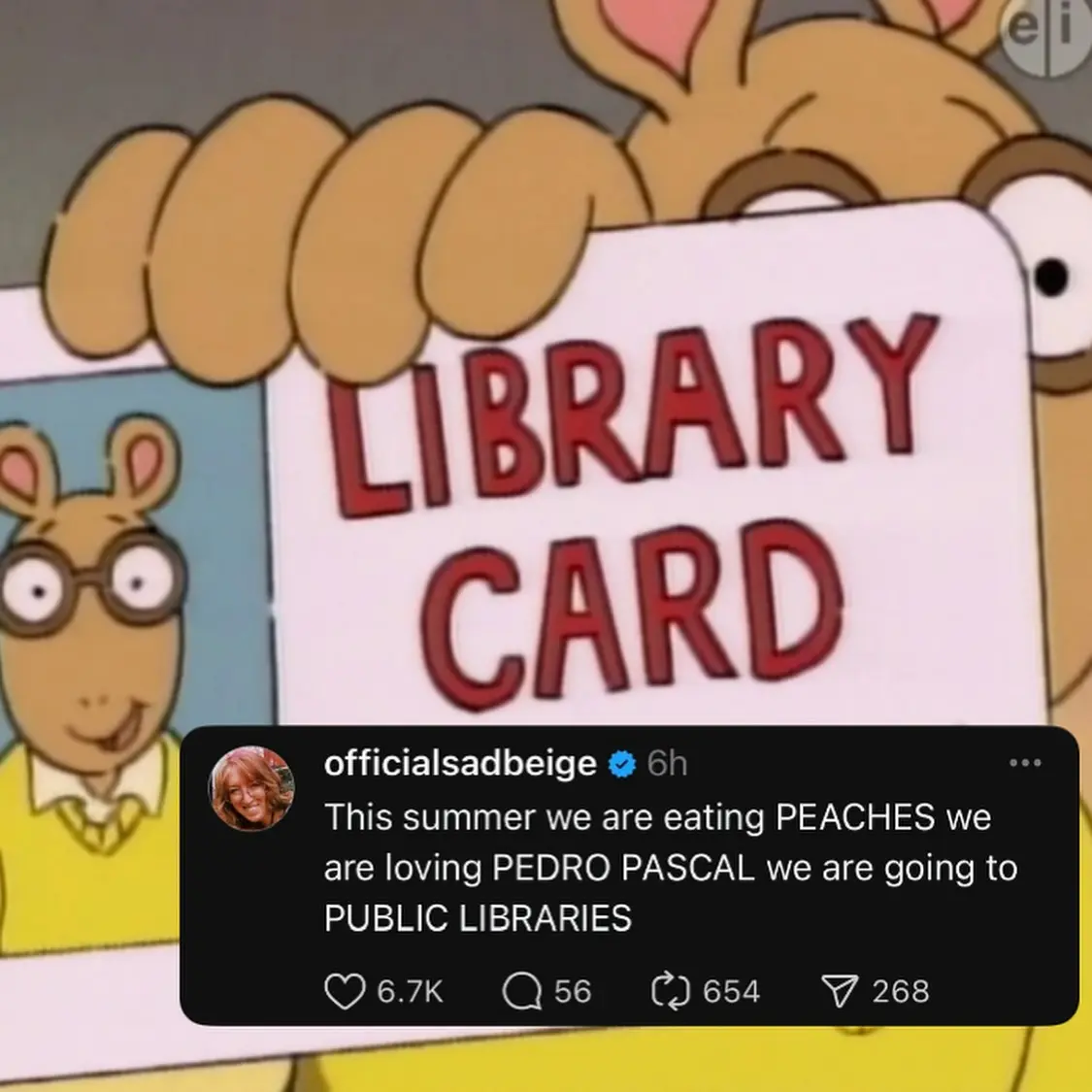 Peaches, Pedro Pascal And Public Libraries: Viral Meme Trend