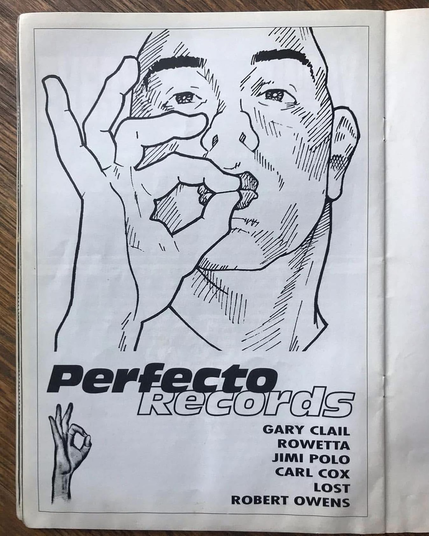Perfecto Records Ad Spotlight In Boy’s Own, 1992 Vintage Perfecto Records ad featuring iconic names and vibrant 90s music culture in print!